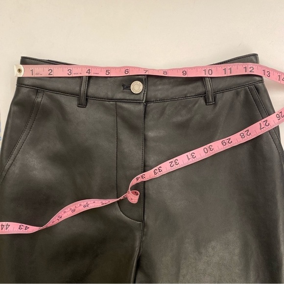 Aritzia || Wilfred Free Modern Cargo Pant Black Faux Leather 0 - Picture 10 of 12